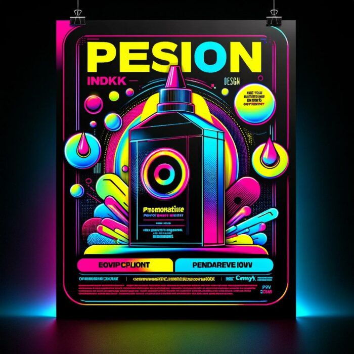 Poster con Tintas Neon