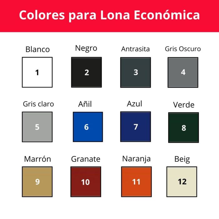 Lona Camión Económica sin impresión