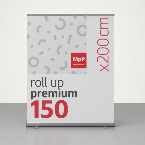 Roll-Up 150x200 personalizado con impresión y estructura de aluminio - My Partner Print